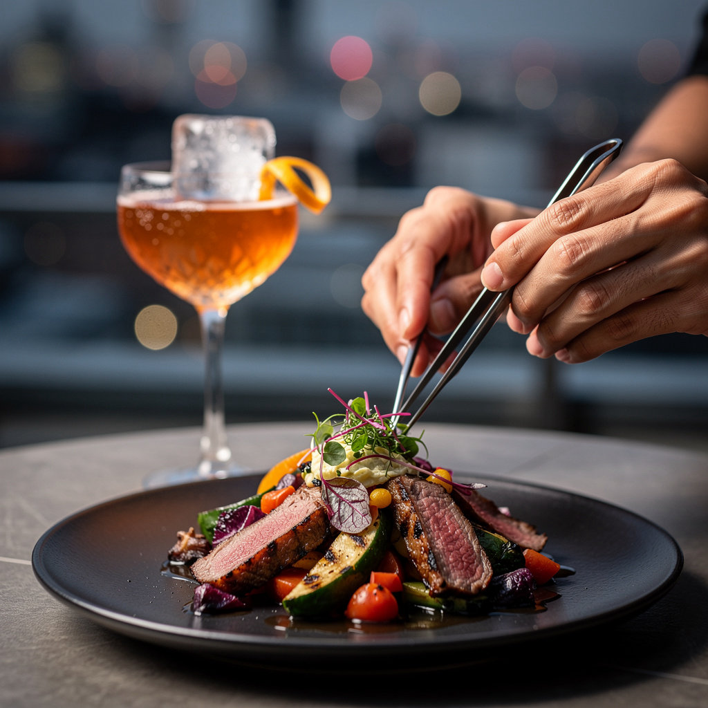 BARTINI Rooftop Le Bab international cuisine - appetizing shareable plates and full meals